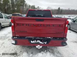 2021 Chevrolet Silverado 1500 Custom with VIN 3GCPYBEK6MG253497, listed as a Copart auction lot 44165165 with 47,016 mi miles and Salvage Title. Bid and sale history available at carsss.com. Image 6.