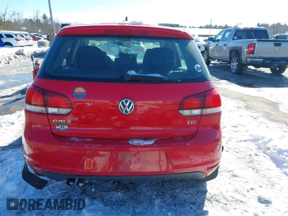 2013 Volkswagen Golf TDI with VIN WVWDM7AJ3DW135479, listed as a IAAI auction lot 41595762 with 153,457 mi miles and . Bid and sale history available at DreamBid. Image 16.