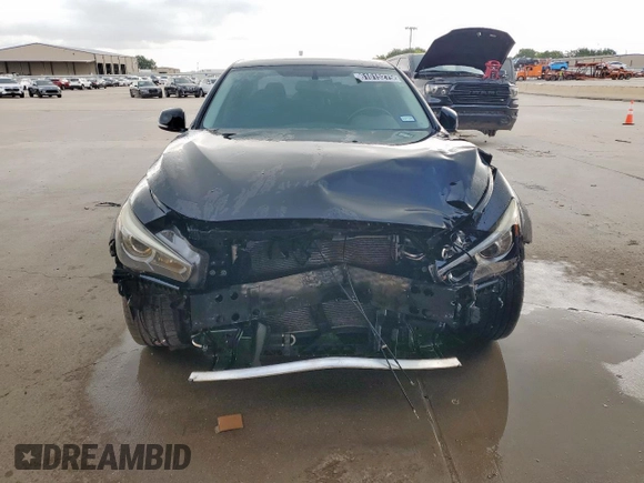 2015 Infiniti Q50 Premium with VIN JN1BV7AP6FM335248, listed as a Copart auction lot 61015275 with 117,227 mi miles and Clean title. Bid and sale history available at DreamBid. Image 5.