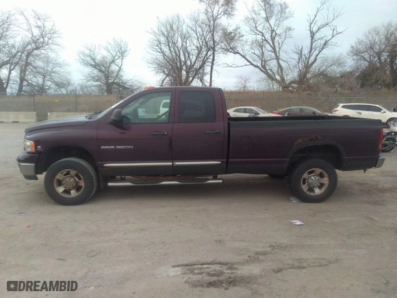 2005 Dodge Ram 3500 SLT with VIN 3D7LS38C65G768954, listed as a IAAI auction lot 40947309 with NaN miles. Bid and sale history available at carsss.com. Image 14.
