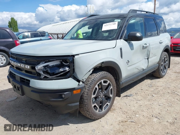 2021 Ford Bronco Sport Outer Banks with VIN 3FMCR9C66MRA28992, listed as a IAAI auction lot 42277740 with 57,704 mi miles and . Bid and sale history available at DreamBid. Image 6.