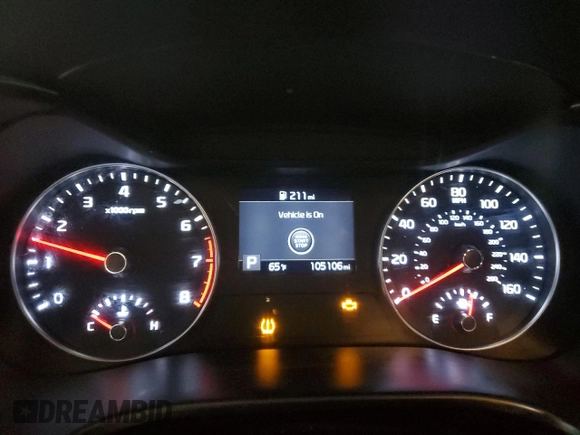 2020 Kia Forte GT-Line with VIN 3KPF34AD6LE240241, listed as a Copart auction lot 72467194 with 105,106 mi miles and Salvage Title. Bid and sale history available at carsss.com. Image 9.