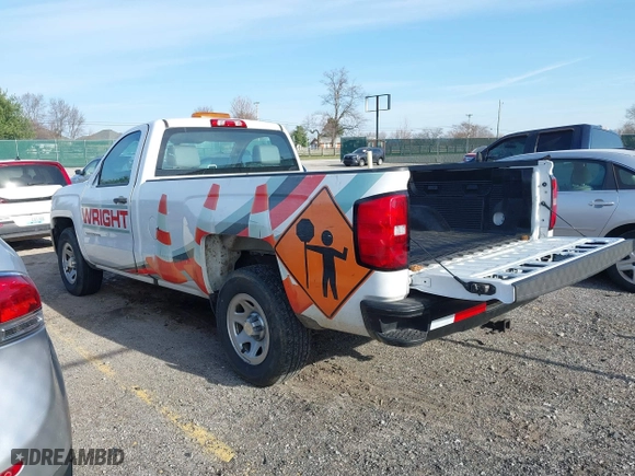 2018 Chevrolet Silverado 1500 Work Truck with VIN 1GCNCNEHXJZ302661, listed as a IAAI auction lot 41778745 with 133,508 mi miles. Bid and sale history available at carsss.com. Image 3.