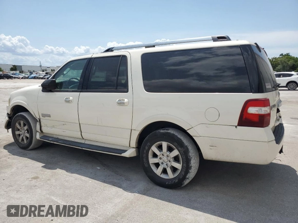 2007 Ford Expedition EL Limited with VIN 1FMFK19507LA74774, listed as a Copart auction lot 53813094 with 182,161 mi miles and Salvage Title. Bid and sale history available at carsss.com. Image 2.