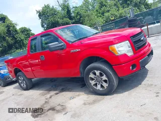 2014 Ford F-150 XL with VIN 1FTEX1EM4EFC24475, listed as a IAAI auction lot 42692573 with 166,214 mi miles and . Bid and sale history available at DreamBid. Image 13.