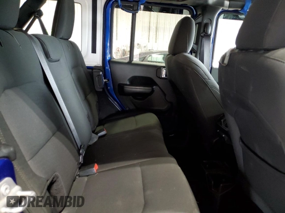 2018 Jeep Wrangler Unlimited Sport S with VIN 1C4HJXDN9JW187039, listed as a Copart auction lot 64260015 with 40,361 mi miles and Salvage title. Bid and sale history available at DreamBid. Image 11.