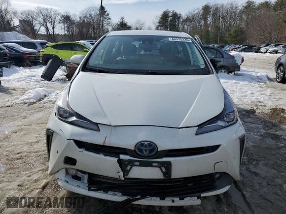 2019 Toyota Prius LE with VIN JTDL9RFUXK3006102, listed as a Copart auction lot 46575335 with 136,442 mi miles and Salvage Title. Bid and sale history available at DreamBid. Image 5.