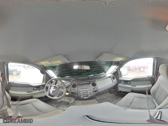 2014 Ford F-150 XL with VIN 1FTNF1CF8EKE96476, listed as a Copart auction lot 42539935 with 120,205 mi miles and Salvage Title. Bid and sale history available at carsss.com. Image 12.