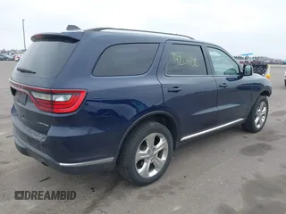 2015 Dodge Durango Limited with VIN 1C4RDJDGXFC824040, listed as a IAAI auction lot 42011156 with 166,305 mi miles and . Bid and sale history available at DreamBid. Image 4.