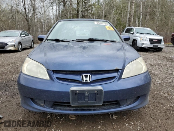 2004 Honda Civic LX z VIN 2HGES16624H905165, wystawiony jako Copart lot #55463775 z przebiegiem Nie podano mil oraz Czysty tytuł • Clean title. Historia ofert i sprzedaży dostępna na DreamBid. Obrazek 5.