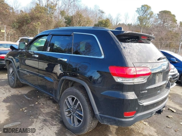 2019 Jeep Grand Cherokee Limited with VIN 1C4RJFBGXKC654555, listed as a IAAI auction lot 41310612 with 96,800 mi miles. Bid and sale history available at carsss.com. Image 3.