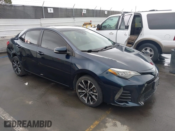 2019 Toyota Corolla L with VIN 5YFBURHE5KP890375, listed as a IAAI auction lot 42160343 with 87,654 mi miles and . Bid and sale history available at DreamBid. Image 1.