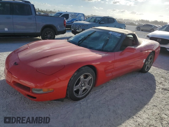 1998 Chevrolet Corvette with VIN 1G1YY32G5W5113566, listed as a Copart auction lot 76464194 with 0 mi miles and Salvage Title. Bid and sale history available at carsss.com. Image 1.