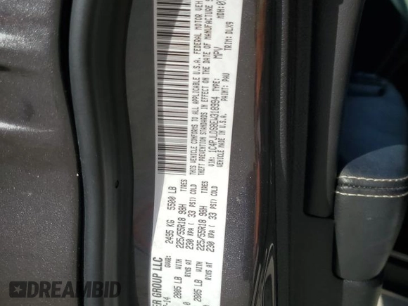 2014 Jeep Cherokee Limited with VIN 1C4PJLDS8EW318994, listed as a Copart auction lot 53450115 with 89,476 mi miles and Salvage Title. Bid and sale history available at carsss.com. Image 13.
