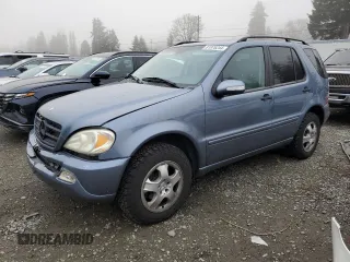 2004 Mercedes-Benz M-Class 3.5L with VIN 4JGAB57E74A489344, listed as a Copart auction lot 81976244 with 307,762 mi miles and Salvage Title. Bid and sale history available at carsss.com. Image 1.