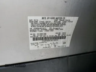 2013 Ford Taurus SEL with VIN 1FAHP2E81DG159721, listed as a Copart auction lot 52616535 with 136,677 mi miles and Salvage Title. Bid and sale history available at carsss.com. Image 12.