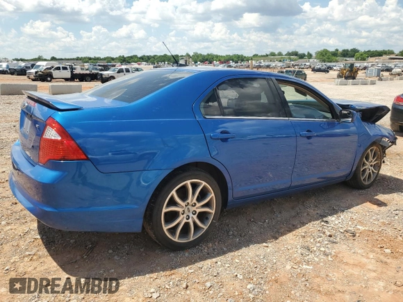 2012 Ford Fusion SE with VIN 3FAHP0HA7CR258439, listed as a Copart auction lot 56538845 with Not provided miles and Salvage title. Bid and sale history available at DreamBid. Image 3.