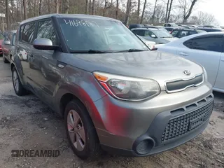 2014 Kia Soul with VIN KNDJN2A27E7010623, listed as a IAAI auction lot 41698067 with 1 mi miles. Bid and sale history available at carsss.com. Image 1.