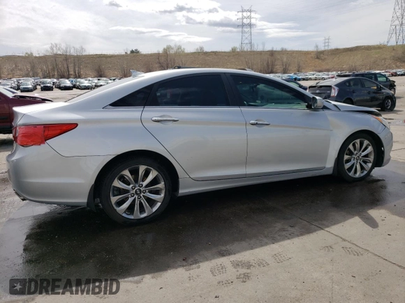 2013 Hyundai Sonata Limited with VIN 5NPEC4AC8DH591247, listed as a Copart auction lot 52420295 with 129,182 mi miles and Salvage Title. Bid and sale history available at carsss.com. Image 3.
