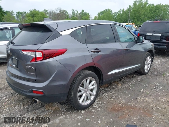 2019 Acura RDX with VIN 5J8TC2H37KL034504, listed as a IAAI auction lot 42451078 with Not provided miles and . Bid and sale history available at DreamBid. Image 4.