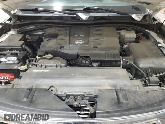 2019 Nissan Armada SL z VIN JN8AY2ND7KX008129, wystawiony jako Copart lot #57850435 z przebiegiem Nie podano mil oraz Szkoda całkowita • Salvage title. Historia ofert i sprzedaży dostępna na DreamBid. Obrazek 12.