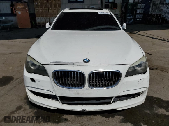 2012 BMW 7 Series 740Li with VIN WBAKB4C51CC575564, listed as a Copart auction lot 60080945 with 148,202 mi miles and Clean title. Bid and sale history available at DreamBid. Image 5.