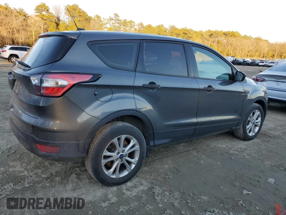 2018 Ford Escape S with VIN 1FMCU0F76JUA17509, listed as a Copart auction lot 84073164 with 162,812 mi miles and Salvage Title. Bid and sale history available at carsss.com. Image 3.