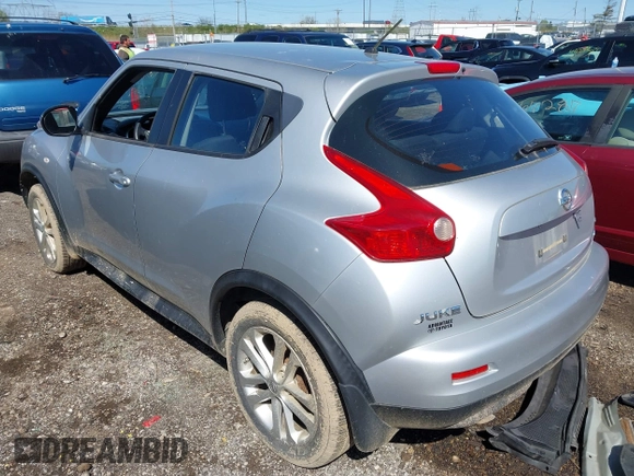2014 Nissan Juke SL with VIN JN8AF5MVXET358643, listed as a IAAI auction lot 41990136 with 1 mi miles. Bid and sale history available at carsss.com. Image 3.