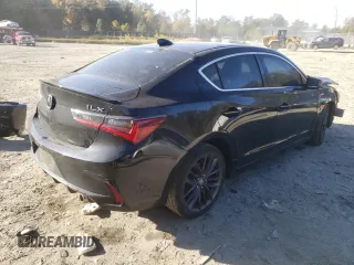 2019 Acura ILX w/Premium/A-Spec Pkg with VIN 19UDE2F8XKA003532, listed as a Copart auction lot 63961972 with 62,352 mi miles. Bid and sale history available at carsss.com. Image 4.