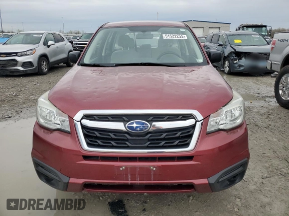 2017 Subaru Forester with VIN JF2SJAAC2HH570178, listed as a Copart auction lot 51522255 with 141,077 mi miles and Clean title. Bid and sale history available at DreamBid. Image 5.