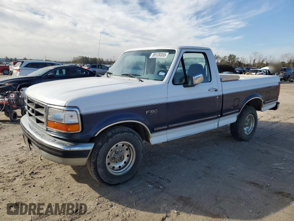 1995 Ford F-150 with VIN 1FTEF15N4SLB87548, listed as a Copart auction lot 89120355 with 0 mi miles and Clean Title. Bid and sale history available at carsss.com. Image 1.