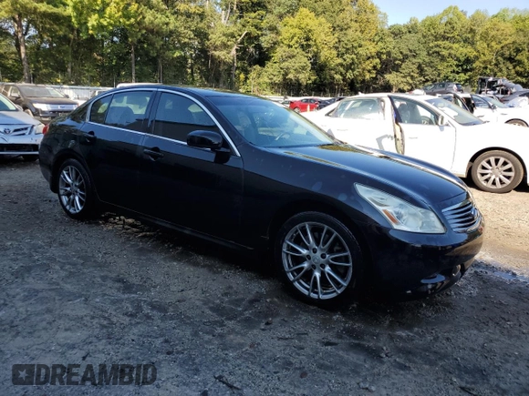 2007 Infiniti G35 Journey with VIN JNKBV61E57M710214, listed as a Copart auction lot 74440784 with 226,245 mi miles and Salvage Title. Bid and sale history available at DreamBid. Image 4.