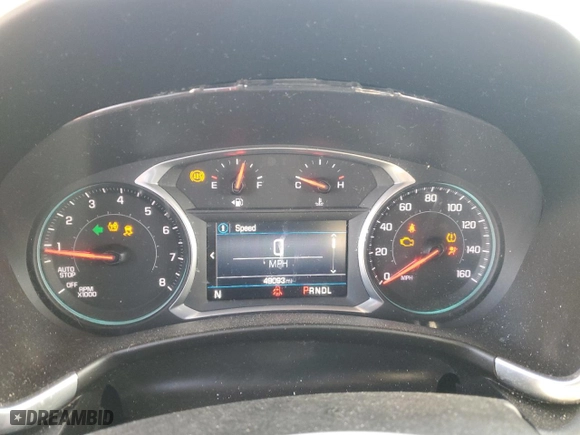 2020 Chevrolet Equinox LT with VIN 2GNAXUEV5L6267875, listed as a Copart auction lot 87297164 with 49,093 mi miles and Salvage Title. Bid and sale history available at carsss.com. Image 9.