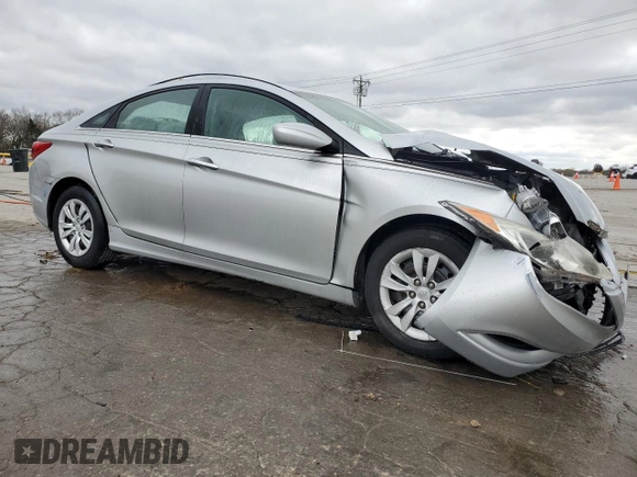 2011 Hyundai Sonata GLS with VIN 5NPEB4AC0BH127532, listed as a Copart auction lot 50073425 with 101,872 mi miles and Salvage Title. Bid and sale history available at carsss.com. Image 4.