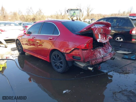 2008 Acura TSX with VIN JH4CL96858C001904, listed as a IAAI auction lot 41857962 with 150,240 mi miles. Bid and sale history available at carsss.com. Image 3.