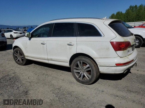 2010 Audi Q7 Premium Plus with VIN WA1LMAFE2AD001536, listed as a Copart auction lot 55660415 with Not provided miles and Clean title. Bid and sale history available at DreamBid. Image 2.