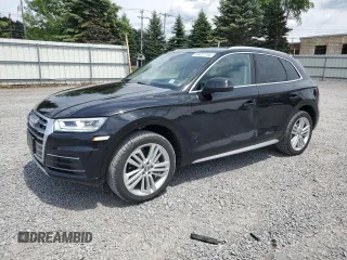 2018 Audi Q5 Premium Plus with VIN WA1BNAFY5J2242344, listed as a Copart auction lot 64027755 with 101,745 mi miles and Salvage title. Bid and sale history available at DreamBid. Image 1.