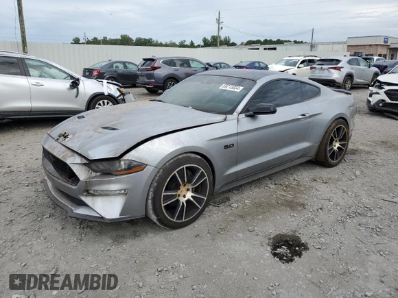 2023 FORD MUSTANG GT with VIN 1FA6P8CF0P5300998, listed as a Copart auction lot 69215854 with 0 mi miles and Salvage Title. Bid and sale history available at carsss.com. Image 1.