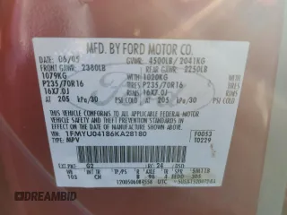 2006 Ford Escape Limited with VIN 1FMYU04186KA28180, listed as a Copart auction lot 71733564 with 190,460 mi miles and Salvage Title. Bid and sale history available at carsss.com. Image 14.
