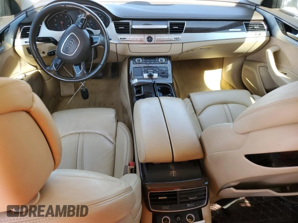 2015 Audi A8 с VIN WAUJGAFD5FN018180, выставлен на аукционе Copart как лот 87873925 с пробегом Не указан миль и Списание • Salvage title. История ставок и продаж доступна на DreamBid. Изображение 8.