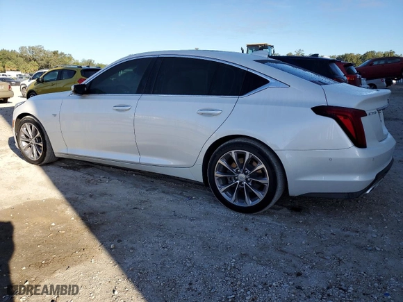2022 Cadillac CT5 Premium Luxury with VIN 1G6DN5RK4N0108359, listed as a Copart auction lot 80834884 with 29,230 mi miles and Salvage Title. Bid and sale history available at carsss.com. Image 2.