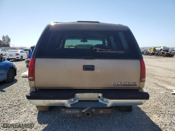 1995 Chevrolet Tahoe with VIN 1GNEK13K4SJ434901, listed as a Copart auction lot 49673995 with 23,917 mi miles and Clean Title. Bid and sale history available at carsss.com. Image 6.