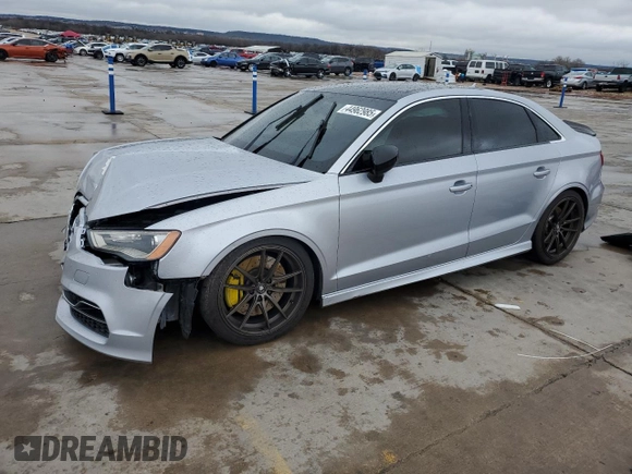 2015 Audi S3 Premium Plus z VIN WAUBFGFF9F1140513, wystawiony jako Copart lot #44962985 z przebiegiem 123 410 mil mil oraz Szkoda całkowita • Salvage title. Historia ofert i sprzedaży dostępna na DreamBid. Obrazek 1.