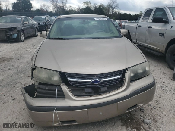 2001 Chevrolet Impala with VIN 2G1WF55E519281867, listed as a Copart auction lot 51529345 with 0 mi miles and Salvage Title. Bid and sale history available at carsss.com. Image 5.
