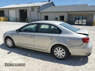 2015 Volkswagen Jetta S with VIN 3VW2K7AJ8FM262144, listed as a Copart auction lot 61647095 with 118,159 mi miles and Salvage title. Bid and sale history available at DreamBid. Image 2.