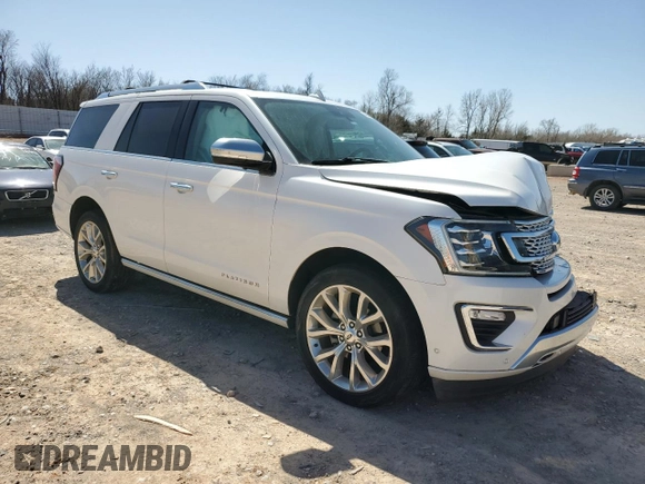 2019 Ford Expedition Platinum with VIN 1FMJU1MTXKEA29963, listed as a Copart auction lot 48425365 with 64,866 mi miles and Salvage Title. Bid and sale history available at carsss.com. Image 4.