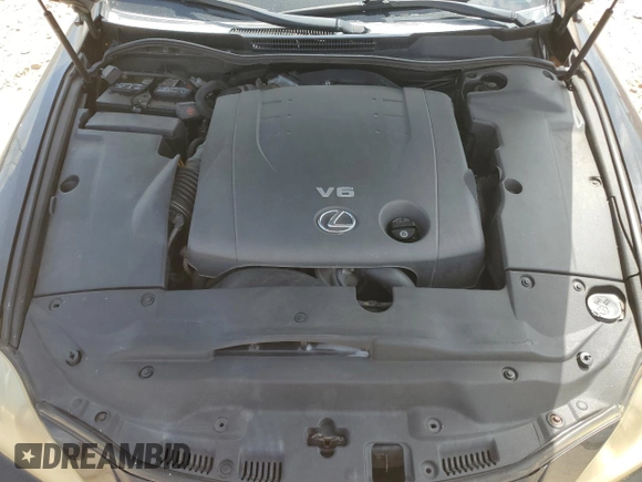 2006 Lexus IS 250 with VIN JTHBK262062006027, listed as a Copart auction lot 52679345 with 232,564 mi miles and Salvage Title. Bid and sale history available at DreamBid. Image 11.