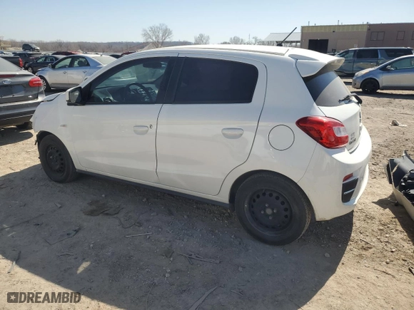 2017 Mitsubishi Mirage ES with VIN ML32A3HJ4HH020692, listed as a Copart auction lot 47865045 with 69,246 mi miles and Salvage Title. Bid and sale history available at carsss.com. Image 2.