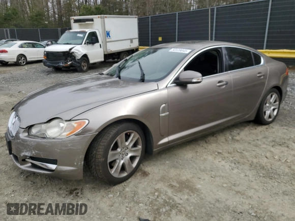 2009 Jaguar XF Luxury with VIN SAJWA05B49HR04841, listed as a Copart auction lot 50539045 with 123,870 mi miles and Salvage Title. Bid and sale history available at DreamBid. Image 1.