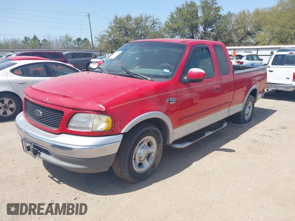 2000 Ford F-150 XL with VIN 1FTRX17L7YKAH2091, listed as a IAAI auction lot 41863588 with 1 mi miles. Bid and sale history available at carsss.com. Image 2.